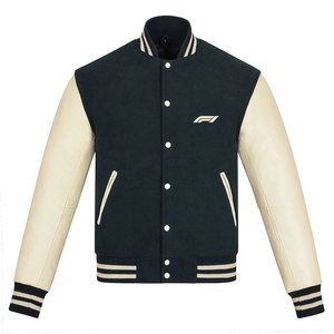 High Quality <b>Men's</b> Stylish Lettermen <b>Jacket</b> Stand Collar Customizable Winter <b>Jacket</b> Durable Breathable Lightweight Comfortable - Product Image 1