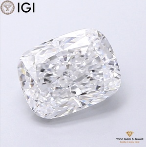 Diamante Cultivado en Laboratorio CVD, Claridad VVS1, Color D, 2.00 Quilates, Corte Cojín, con Certificado IGI, Ideal para Diseño Personalizado - Product Image 1