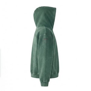Nueva Sudadera con Capucha Extra Grande para Mujer, con Logotipo Personalizado, Color Sólido, Forro Polar, Manga Larga, Cierre de Cremallera, Bolsillo Frontal, para Otoño - Product Image 3