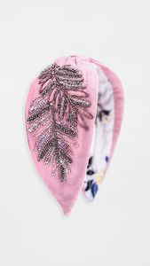 Bandeau pour cheveux brodé et perlé, avec détails artistiques faits à la main, pour femmes et filles - Product Image 6
