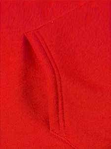 Sudadera con Capucha Roja para Hombre, Diseño con Estampado de Nueva York, EE. UU., Felpa de Algodón, Informal, para Otoño, con Bolsillos, Corte Regular - Product Image 5
