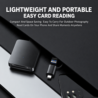 Lecteur de cartes multi USB C CFexpress haute vitesse 4 en 1, adaptateur double interface SD TF MS pour ordinateur, tablette, smartphone