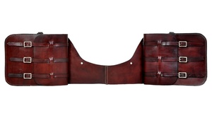 Sac de selle en cuir véritable usiné à la main de haute qualité fournitures équestres pour sauter sacs de selle produits pour chevaux - Product Image 4