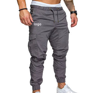 Pantalones Cargo de Moda para Hombre, Corte Ajustado, Lavados, Casuales, Deportivos, Largos, Pantalones de Chándal - Product Image 5