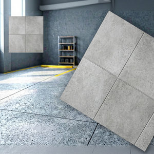 Vente chaude 40x40cm Carreaux de sol de garage modulaires Aire de stationnement de voiture 400x400mm Revêtement de sol en céramique en porcelaine Vente en gros - Product Image 1
