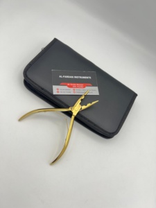 Premium Quality Two Holes Hair Extensions <b>Plier</b> Gold Plasma Color with Custom Brand Name Stainless Steel Micro link <b>Tools</b> - Product Image 2