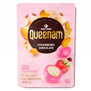 Fabricante de Calidad Profesional, Exportación OEM/ODM, Chocolate Dragee HALAL 75G, Fruta de Fresa Recubierta de Chocolate, Nueces de Macadamia, Dulces - Product Image 1