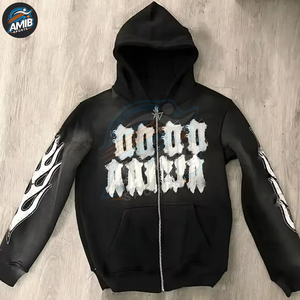 Sudaderas con Capucha de Alta Calidad, Hechas a Medida, Resistentes, para Hombre, de Invierno, con Forro Polar, Mezcla de Algodón, Ajustables, con Bordado - Product Image 6