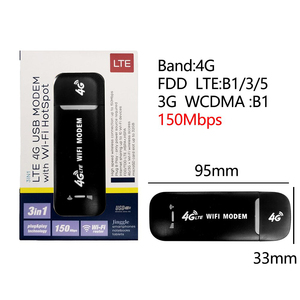 Clé USB externe sans fil <span class=keywords><strong>4G</strong></span>, modem <span class=keywords><strong>WiFi</strong></span> 150 Mbps, fente pour carte SIM, routeur mobile pour la maison et le bureau - Product Image 3
