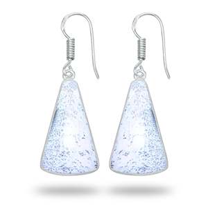 Luxury Dendrite Agate <b>Opal</b> Gemstone Hook Party Gift New Trendy Cute Multi Shape Cabochon <b>Earrings</b> Silver Plated Brass - Product Image 4