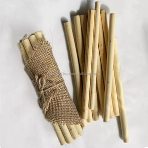 Pajitas de Bambú para Bebidas y Jugos de 20 cm de Largo x 6-8 mm de Diámetro, al por Mayor para Bares, Cafeterías y Restaurantes con Logotipo Personalizado - Product Image 5