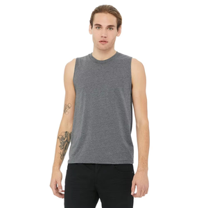 Bella + Canvas 3483 Débardeur Unisexe en Jersey Coupe Longue Personnalisable pour le Sport, Haute Performance, Respirant, Technique 3D, Effet Délavé - Product Image 4