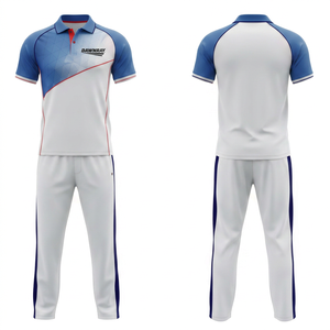 <b>Cricket</b> Uniform Set Unlimited Sublimation Design Options Printed Durable Quick Dry | Men Women Adults <b>Cricket</b> Wears Polo Shirt - Product Image 1