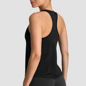 Débardeur long ample uni pour femme, col rond, dos en Y, léger, couleur unie, pour le sport et les loisirs en extérieur - Product Image 5