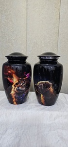 Brass American Style High Quality <b>Dog</b> Pet <b>Urn</b> Available in All Sizes - Product Image 3