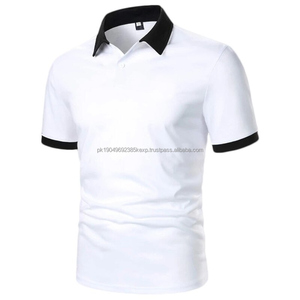 Camisetas Polo de Manga Corta para Hombre, Corte Personalizado, Ropa Casual de Alta Calidad en Colores Aleatorios, Envío DDP - Product Image 4