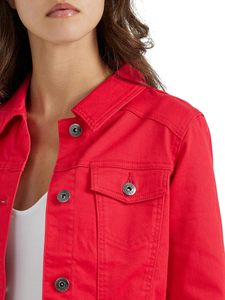 Veste en jean classique pour femmes, en coton bleu de qualité supérieure, style décontracté, boutonnée sur le devant, streetwear tendance, confortable pour tous les jours - Product Image 1