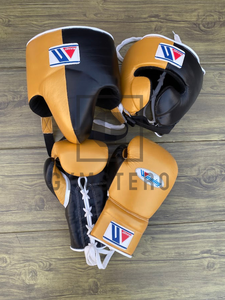 Gants de boxe professionnels personnalisables en cuir de 10 oz, ensemble d'entraînement d'arts martiaux et de fitness, à lacets réglables - Product Image 6