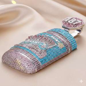 Joyería Hip Hop Personalizada, Diseño 3D CAD, Collar con Colgante de Lujo con Moissanita, Plata 925 con Baño de Rodio - Product Image 4