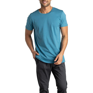 Men's Plain Yellow Short Sleeve T-<b>Shirt</b> Regular Fit 100% Cotton O-Neck Casual Wear - Product Image 4