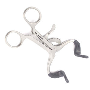 Écarteur buccal chirurgical professionnel pour adultes, 5,5 pouces, type Molt, avec coussinets de protection en silicone - Product Image 2