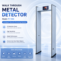 Detector de Metales Multizona de Alta Sensibilidad, Puerta Detectora de Metales para Inspección de Contrabandos en Escuelas y Entidades Gubernamentales