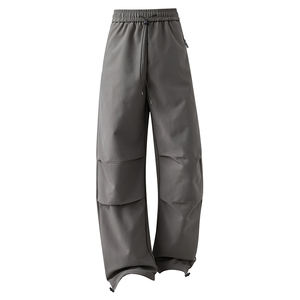 กางเกงคาร์โก้ลำลองทรงหลวมสำหรับผู้ชาย กางเกงขายาวสำหรับฤดูหนาว ไซส์ใหญ่ถึง 6XL เอวกลาง ทรงตรง ผ้าทอ 100% โพลีเอสเตอร์ - Product Image 5