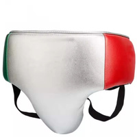 Protège-entrejambe professionnel en cuir pour boxe, karaté, MMA, coque protectrice souple