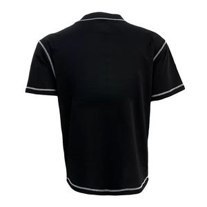 T-shirt en coton uni pour homme, vente en gros, été, haute qualité, impression de logo personnalisée, grandes tailles - Product Image 3