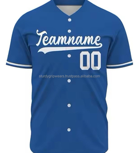 Maillot de baseball OEM de haute qualité Logo personnalisé Nouveau design Maillots de softball respirant Ensemble de vente en gros pour hommes - Product Image 1