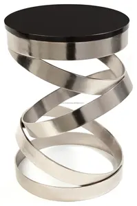 Premium Marble Inlay Metal Coffee <b>Table</b> with Storage Portable Design Modern Brushed Brass Finish High End Living Room Furniture - Product Image 3