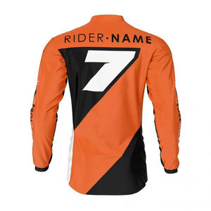 Maillots de motocross personnalisés sublimés, maillots de VTT grande taille en polyester/spandex, respirants et à séchage rapide, pour la moto - Product Image 2