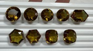 Pierre précieuse synthétique Alexandrite facettée à changement de couleur pour la fabrication de bijoux en gros - Product Image 2