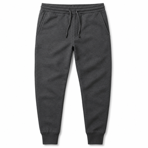 <b>Men's</b> Midweight Knitted Jogger Pants <b>Elastic</b> Waist Drawstring Casual Sweatpants Soft Cotton Blend Sports <b>Trousers</b> Custom Logo - Product Image 5