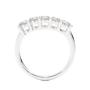 Bague en diamant naturel haut de gamme de 0,52 carat avec 7 pierres de diamant taille ronde pour les acheteurs en gros - Product Image 4