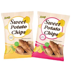 Échantillon gratuit disponible Snack sain chips de patates douces _ chips de bananes _ chips de fruits