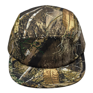 Casquette de campingur tendance 5 panneaux camouflage en coton avec sangle réglable, casquette de soleil d'extérieur, broderie personnalisée, couvre-chef streetwear, vente en gros - Product Image 2