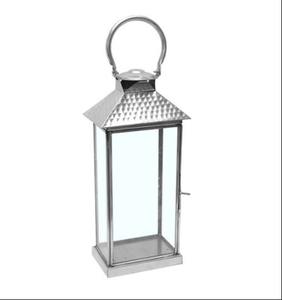 Farol de metal hecho a mano, decorativo, para colgar, portavelas para decoración de patio y jardín, farol de metal con patrón hueco, portavelas decorativo - Product Image 1