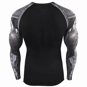 Top Quality Wholesale Men <b>Compression</b> <b>Shirt</b> Long Sleeve Gym Training Wear Moisture Wicking Breathable Men <b>Compression</b> <b>Shirt</b> - Product Image 5