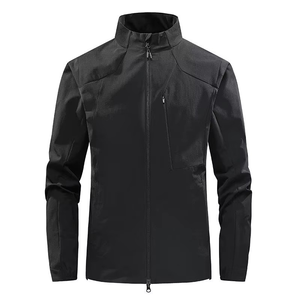 Unisex <b>Reflective</b> Breathable Windproof Lightweight 100% Polyester <b>Cycling</b> <b>Jacket</b> for Running and Bike - Product Image 2