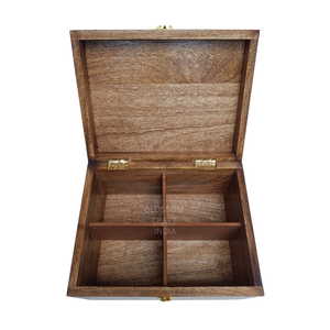 Caja de Almacenamiento de Madera Ecológica para Artículos del Hogar, Juguetes, Libros, Ropa, Caja de Madera Maciza Hecha a Mano, Duradera y Multiusos - Product Image 3