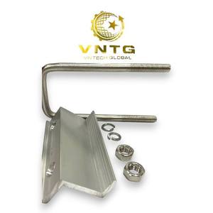 ระบบติดตั้งแผงโซลาร์เซลล์ VNTECH OEM/ODM ท่อสี่เหลี่ยมขนาด 40x80 มม. ตัวหนีบขอบแบบยูโบลต์ สำหรับขายึดแผงโซลาร์เซลล์ - Product Image 2