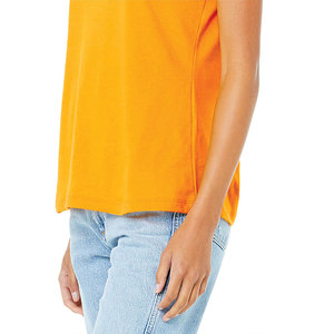 Camiseta Básica para Mujer, de Algodón Suave, Corte Ajustado, Manga Corta, Estilo Casual Urbano, con Logotipo Personalizado, Fabricante Mayorista - Product Image 5