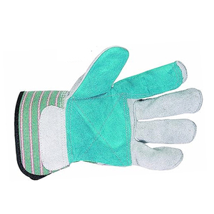 Guantes de Trabajo de Seguridad de Cuero Vacuno de Primera Calidad, Servicio OEM, Guantes Transpirables para Jardinería y Trabajo General - Product Image 4