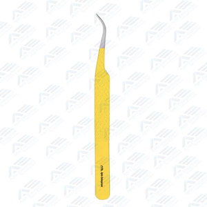 Pince à épiler de précision en acier inoxydable pour extensions de cils 10 mm – Outil applicateur pour faux cils - Product Image 3