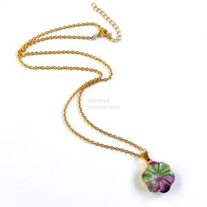 Pendentif Fleur en Zoisite Rubis AAA, Collier en Pierre Précieuse Sculptée, Pendentif Fleur en Zoisite Rubis Naturel pour la Fabrication de Bijoux pour Femmes, Vente en Gros - Product Image 6