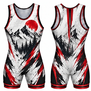 Custom <b>Wrestling</b> <b>Singlets</b> for Men and Youth Athletic Training Competition Team Sports Wear Manufacturer - Product Image 5
