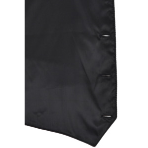 Chaleco de Cuero Napa Negro Personalizado para Hombre, Chaleco Formal Clásico con Cuello en V, Chaleco de Cuero Genuino, Fabricante de Marca Privada - Product Image 4