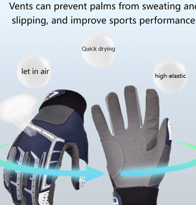Guantes de Béisbol de Alta Calidad al por Mayor de Fábrica, Guantes Deportivos de Protección Transpirables con Logotipo Personalizado - Product Image 6
