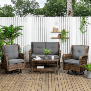 Set di Mobili da Giardino con Diverse Pezzi per Vivere All'Aperto - Product Image 1